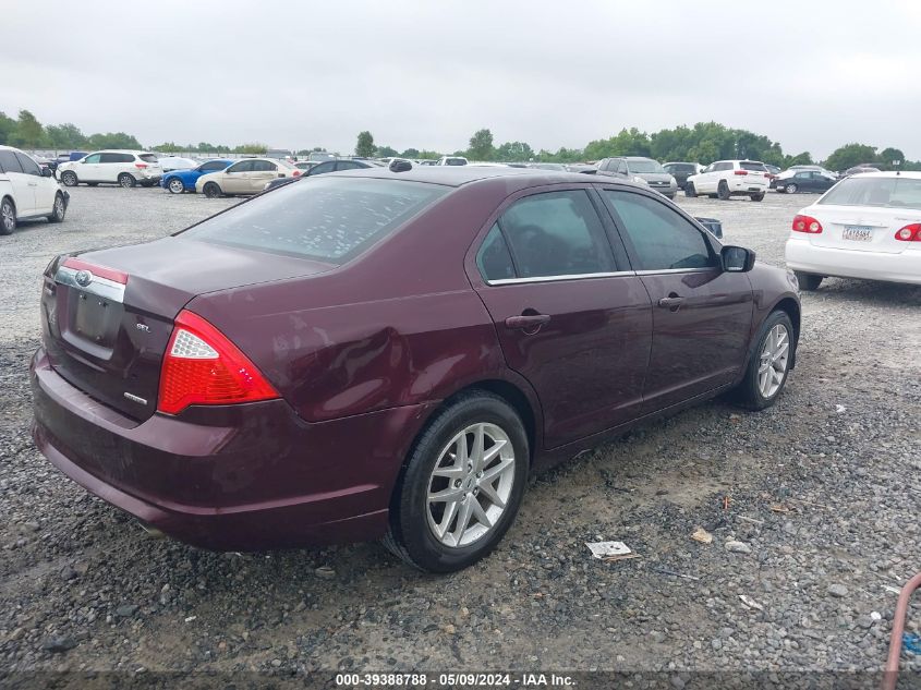 2011 Ford Fusion Sel VIN: 3FAHP0JG2BR343489 Lot: 39388788