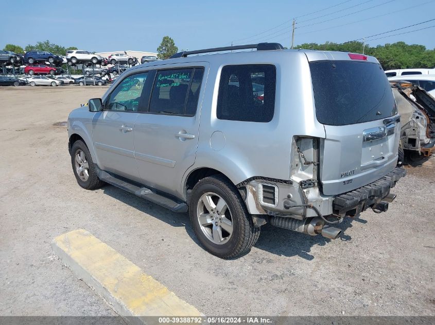 2011 Honda Pilot Ex-L VIN: 5FNYF4H62BB004749 Lot: 39388792