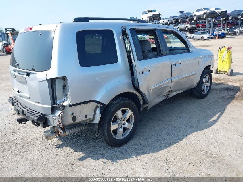 2011 Honda Pilot Ex-L VIN: 5FNYF4H62BB004749 Lot: 39388792