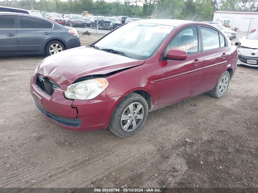 2011 Hyundai Accent Gls VIN: KMHCN4AC7BU600939 Lot: 39388798