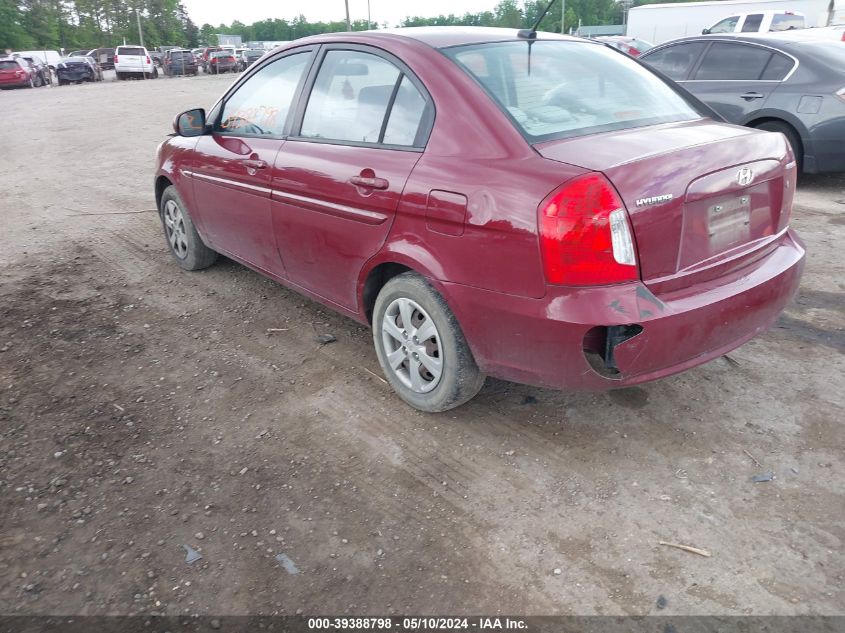 2011 Hyundai Accent Gls VIN: KMHCN4AC7BU600939 Lot: 39388798