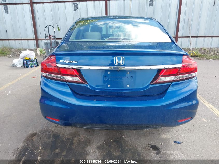 2013 Honda Civic Ex-L VIN: 2HGFB2F93DH524199 Lot: 39388799