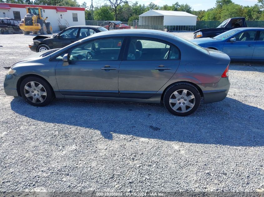 2009 Honda Civic Lx VIN: 2HGFA16549H368630 Lot: 39388802