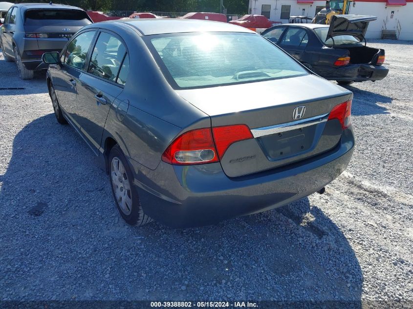 2009 Honda Civic Lx VIN: 2HGFA16549H368630 Lot: 39388802