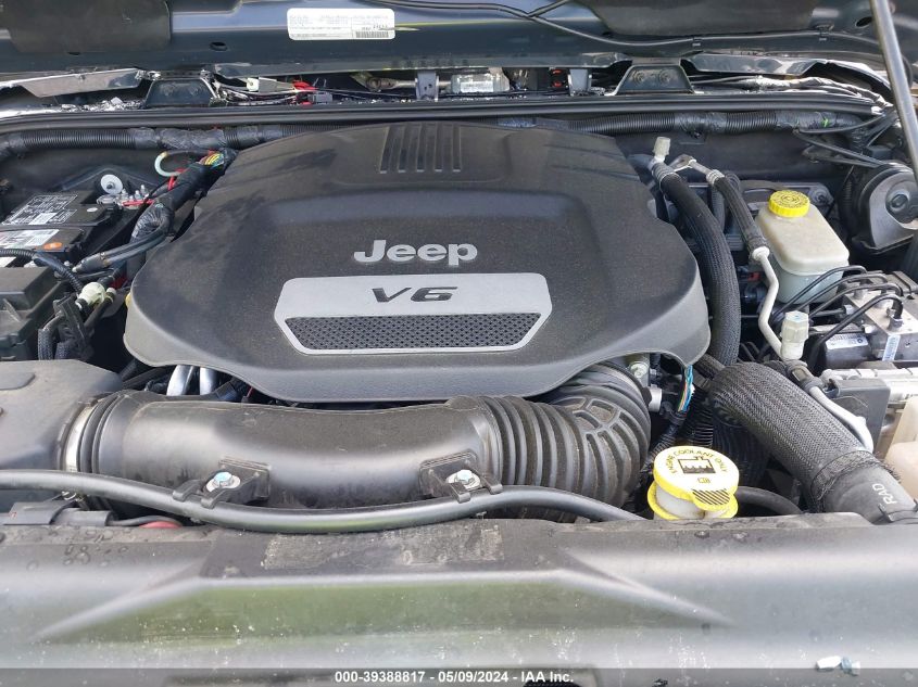 2017 Jeep Wrangler Unlimited Sahara 4X4 VIN: 1C4BJWEGXHL560259 Lot: 39388817