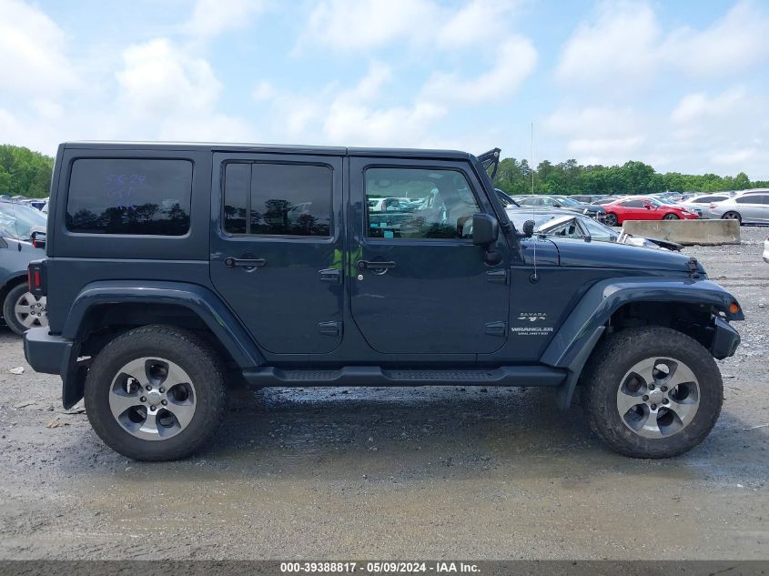 2017 Jeep Wrangler Unlimited Sahara 4X4 VIN: 1C4BJWEGXHL560259 Lot: 39388817