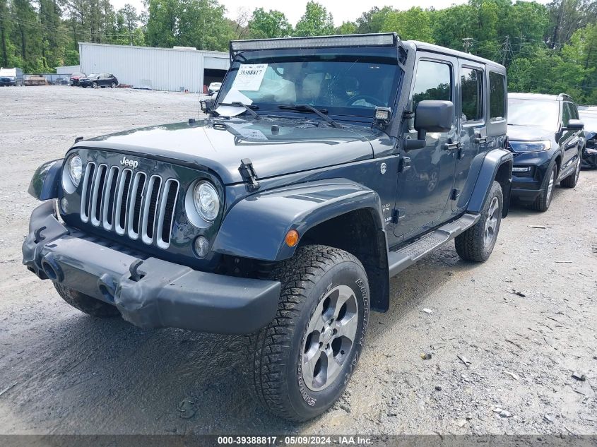 2017 Jeep Wrangler Unlimited Sahara 4X4 VIN: 1C4BJWEGXHL560259 Lot: 39388817