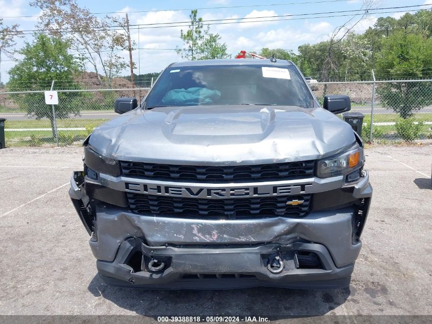 2021 Chevrolet Silverado 1500 2Wd Short Bed Custom VIN: 3GCPWBEK8MG398756 Lot: 39388818