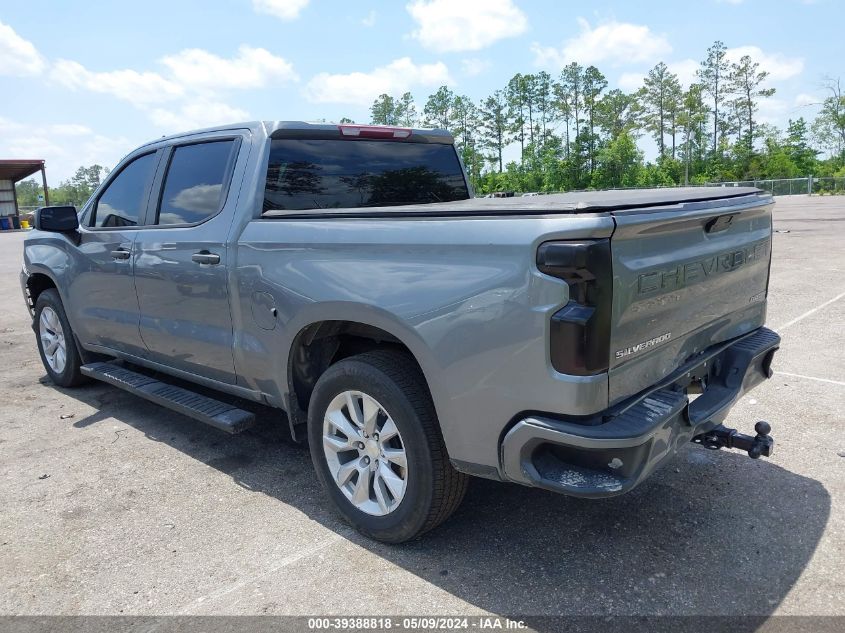 2021 Chevrolet Silverado 1500 2Wd Short Bed Custom VIN: 3GCPWBEK8MG398756 Lot: 39388818