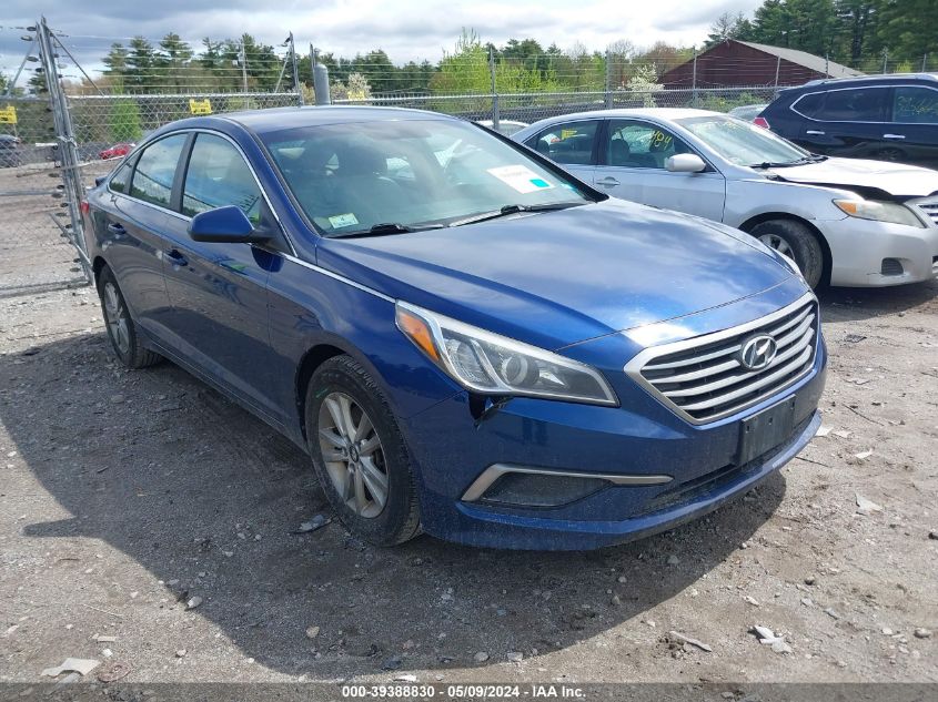 2016 Hyundai Sonata Se VIN: 5NPE24AF9GH348516 Lot: 39388830