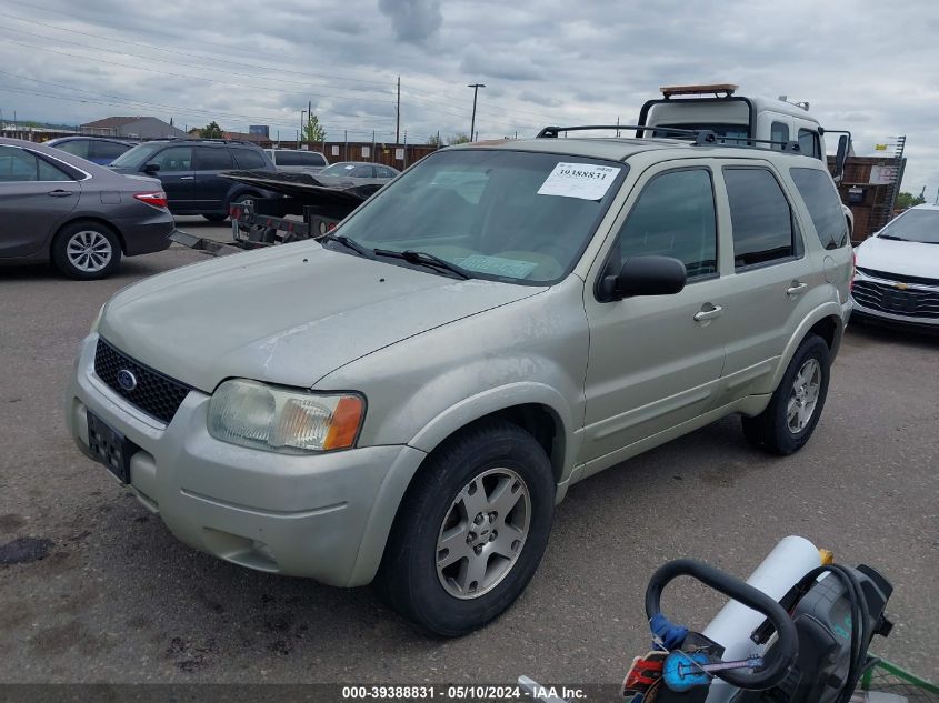 2004 Ford Escape Limited VIN: 1FMCU94114KB25491 Lot: 39388831