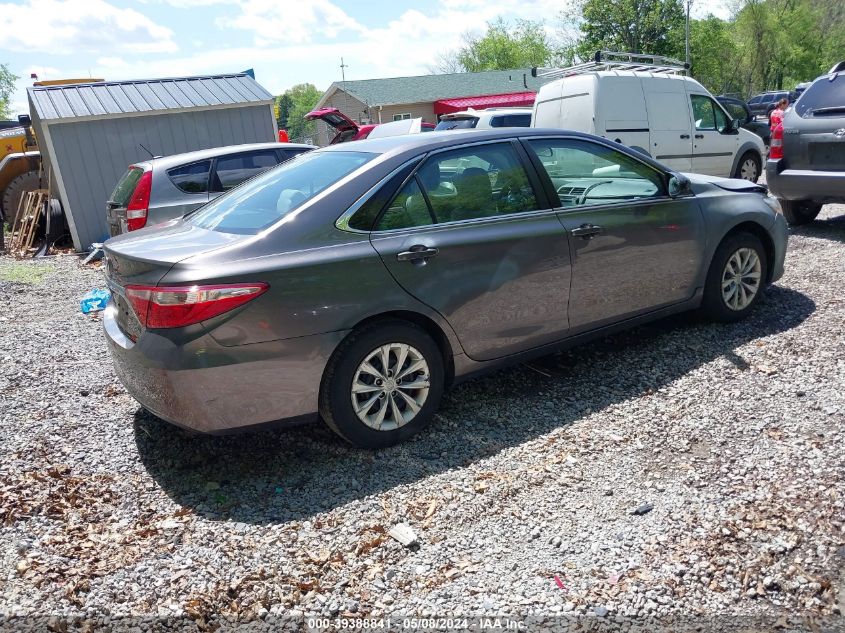 2015 Toyota Camry Le VIN: 4T4BF1FK9FR463733 Lot: 39388841