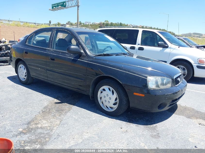 2003 Hyundai Elantra Gls/Gt VIN: KMHDN45D73U529900 Lot: 39388849