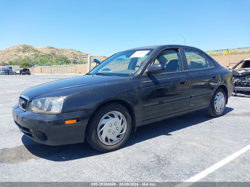 2003 Hyundai Elantra Gls/Gt VIN: KMHDN45D73U529900 Lot: 39388849