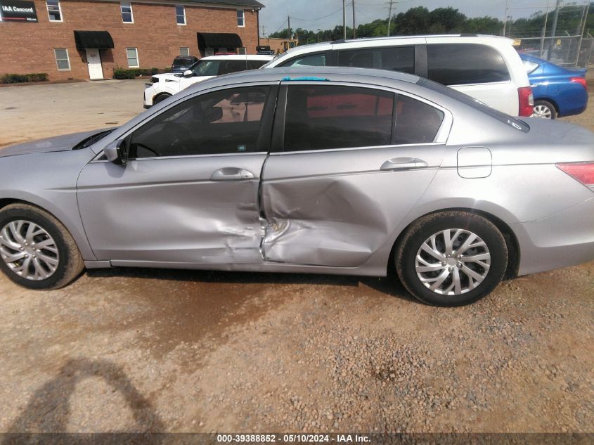 2010 Honda Accord 2.4 Lx VIN: 1HGCP2F38AA126321 Lot: 39388852