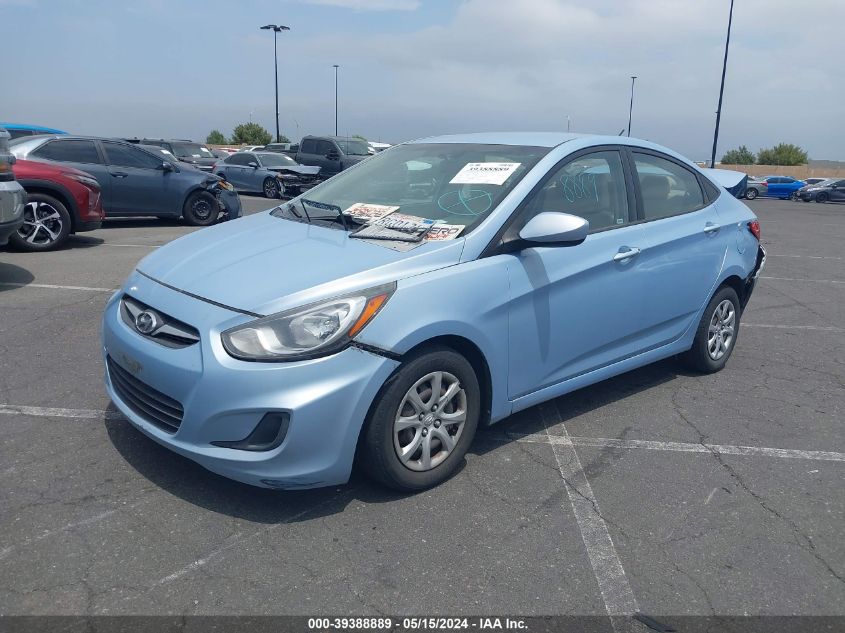 2013 Hyundai Accent Gls VIN: KMHCT4AE5DU536538 Lot: 39388889