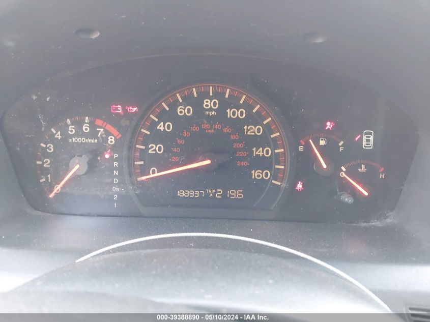 2004 Honda Accord 2.4 Lx VIN: 1HGCM722X4A005149 Lot: 39388890