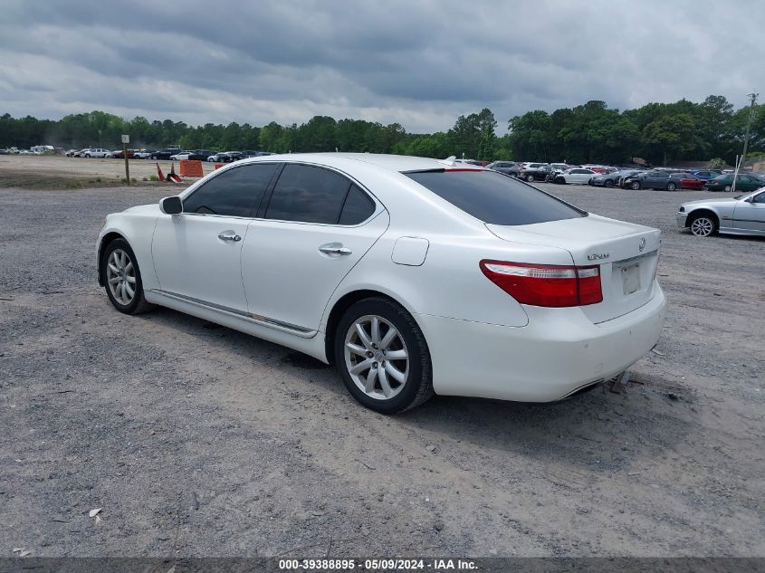 2007 Lexus Ls 460 VIN: JTHBL46F675012152 Lot: 39388895