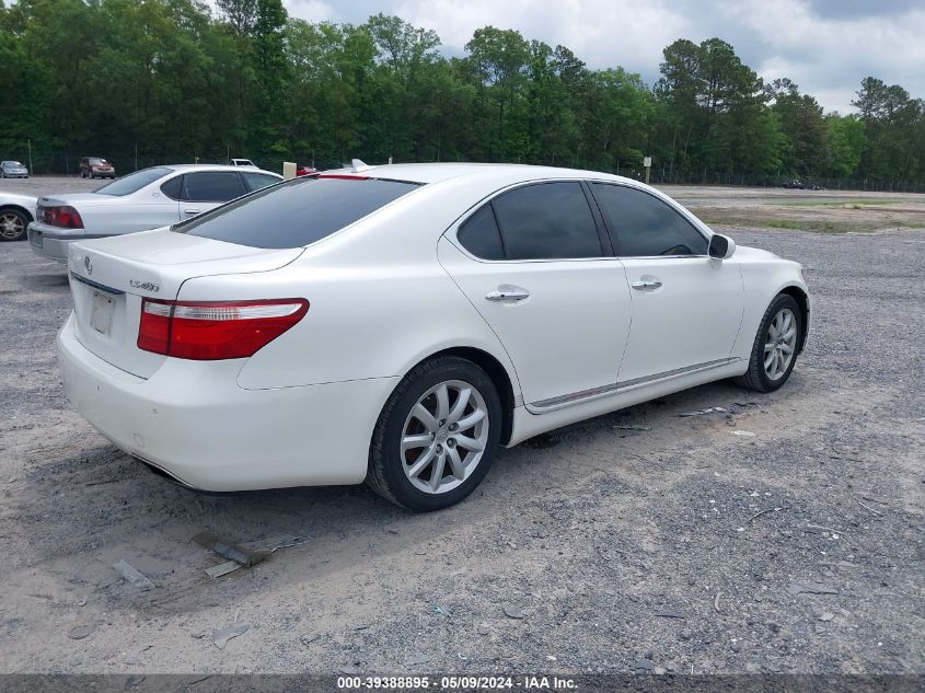 2007 Lexus Ls 460 VIN: JTHBL46F675012152 Lot: 39388895