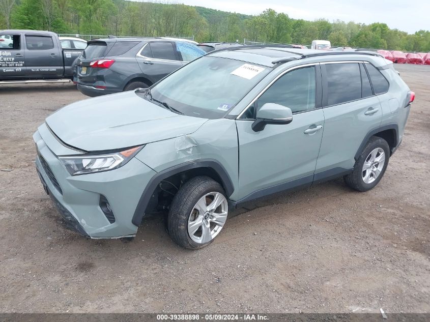 2019 Toyota Rav4 Xle VIN: 2T3P1RFV6KW049964 Lot: 39388898