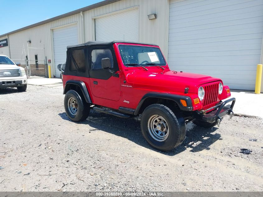 2001 Jeep Wrangler Se VIN: 1J4FA29P41P325675 Lot: 39388899