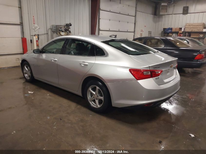 2017 Chevrolet Malibu Ls VIN: 1G1ZB5ST3HF185782 Lot: 39388901