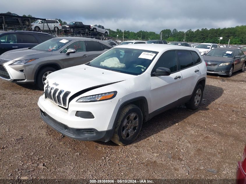 2015 Jeep Cherokee Sport VIN: 1C4PJLAB4FW660691 Lot: 39388906