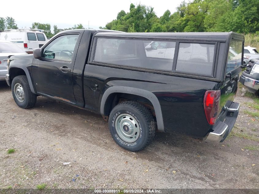 2007 Chevrolet Colorado Work Truck VIN: 1GCDT149378222468 Lot: 39388911