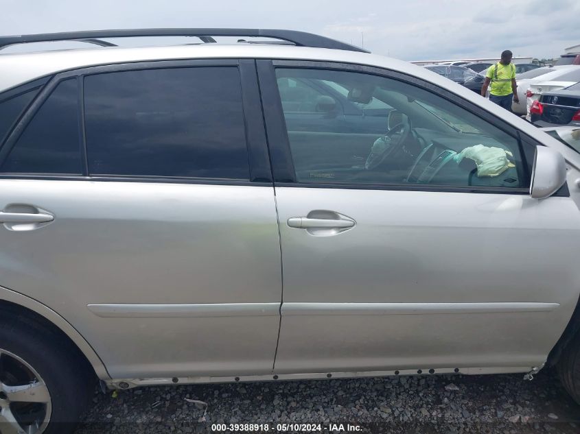 2004 Lexus Rx 330 VIN: JTJHA31U040014972 Lot: 39388918