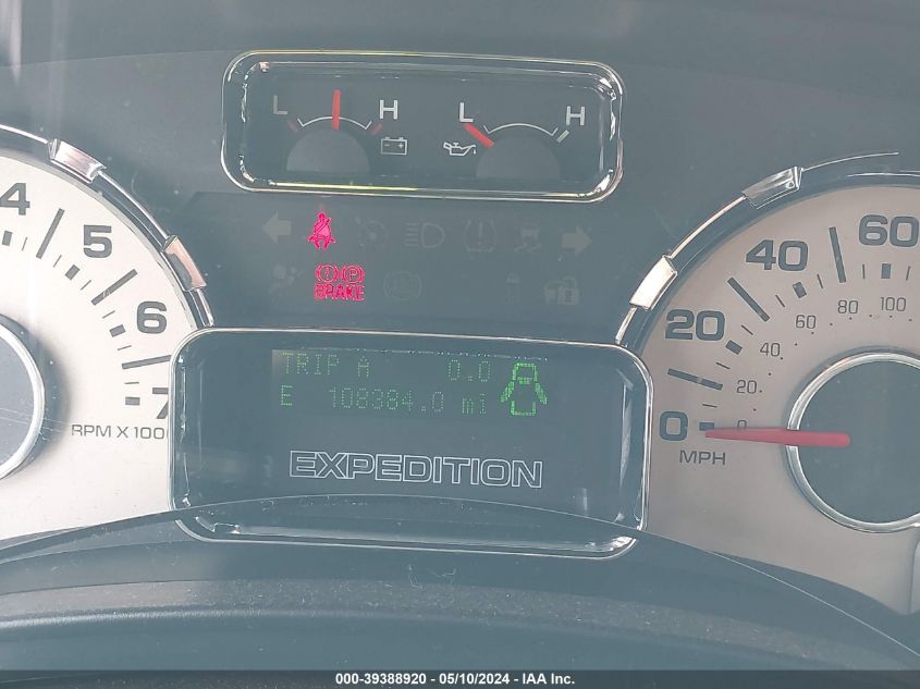 2012 Ford Expedition El Limited VIN: 1FMJK1K54CEF54352 Lot: 39388920
