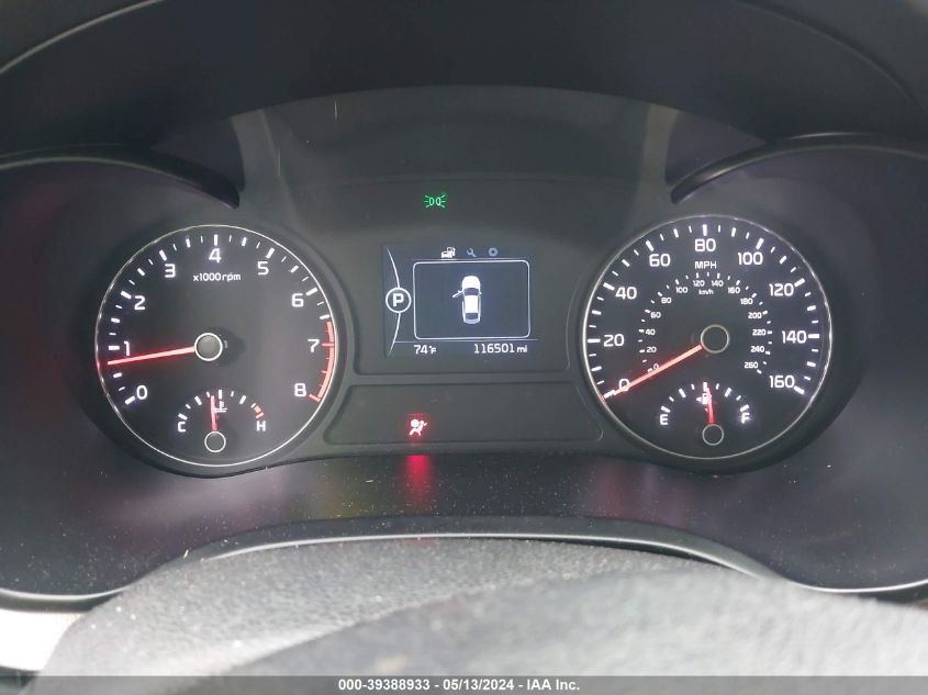 2018 Kia Optima Ex VIN: 5XXGU4L31JG221655 Lot: 39388933