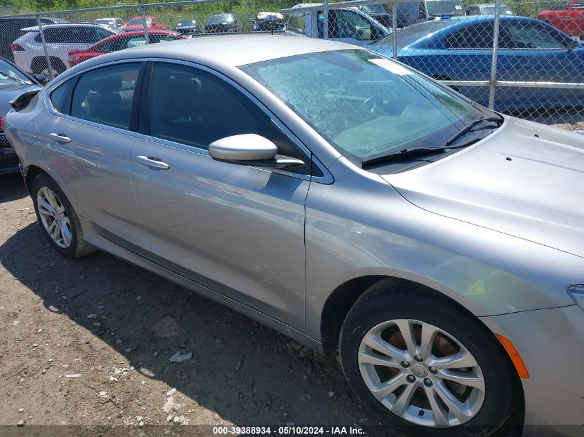 2015 Chrysler 200 Limited VIN: 1C3CCCAB7FN615120 Lot: 39388934