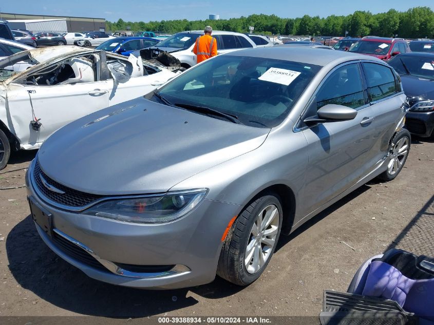 2015 Chrysler 200 Limited VIN: 1C3CCCAB7FN615120 Lot: 39388934