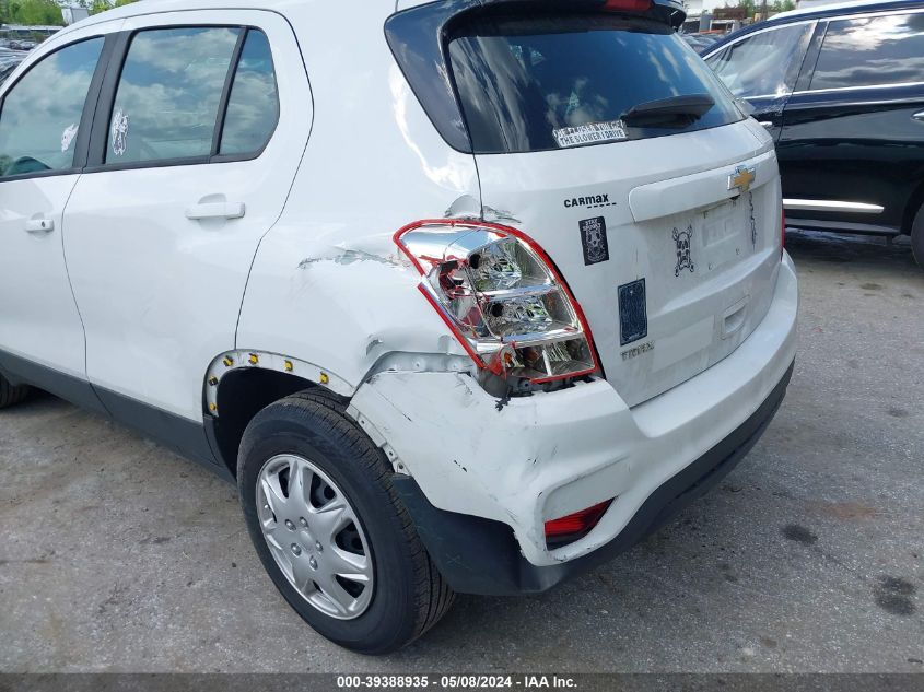 2018 Chevrolet Trax Ls VIN: KL7CJKSB3JB579816 Lot: 39388935