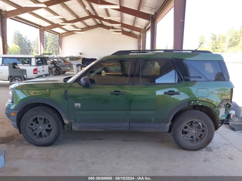 2023 Ford Bronco Sport Big Bend VIN: 3FMCR9B66PRD84624 Lot: 39388950