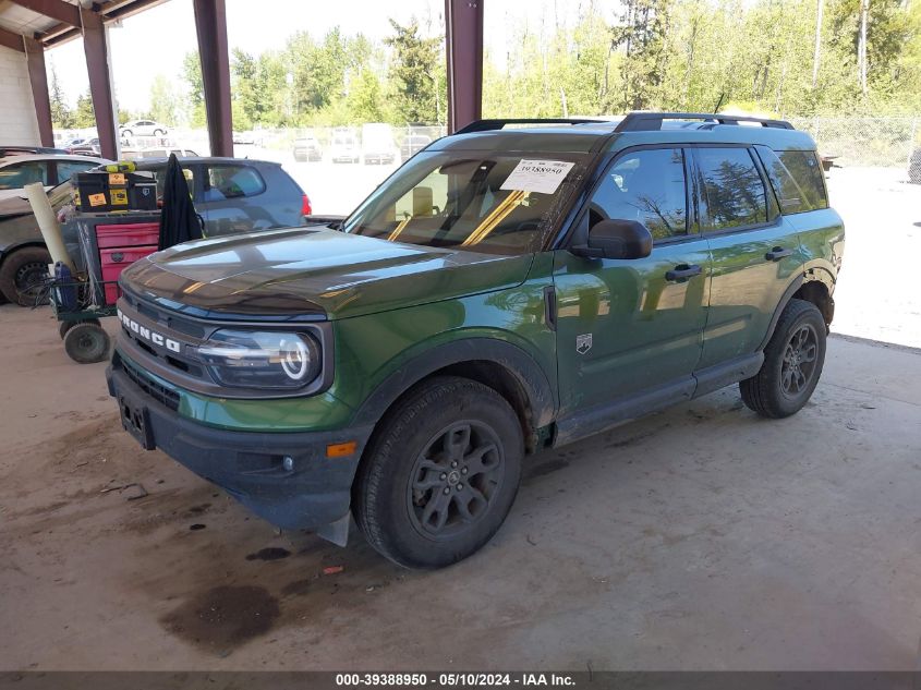 2023 Ford Bronco Sport Big Bend VIN: 3FMCR9B66PRD84624 Lot: 39388950