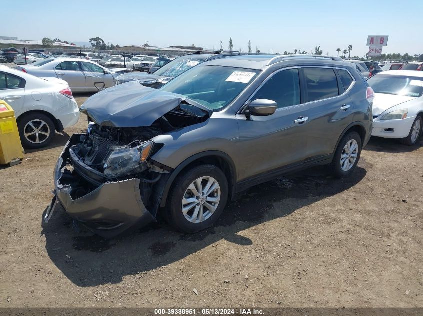 2014 Nissan Rogue Sv VIN: 5N1AT2MV2EC820465 Lot: 39388951