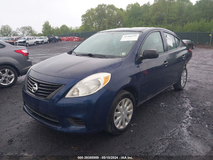 2014 Nissan Versa 1.6 S VIN: 3N1CN7AP9EL801557 Lot: 39388959