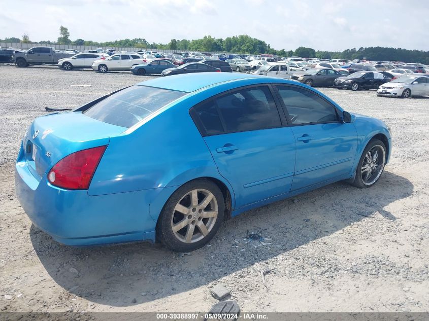 2004 Nissan Maxima 3.5 Sl VIN: 1N4BA41E34C854045 Lot: 39388997