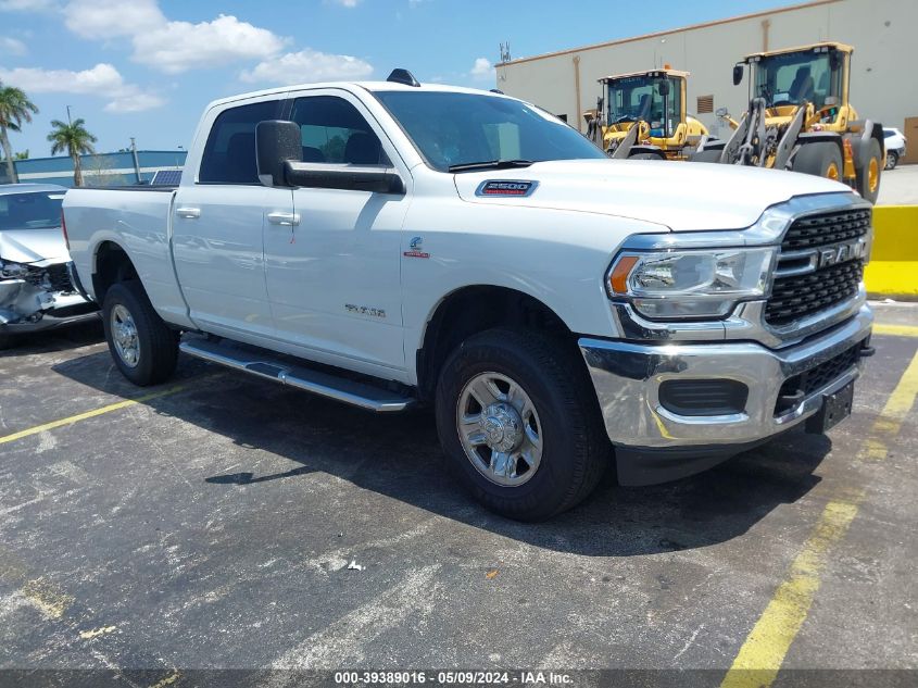 2022 Ram 2500 Big Horn 4X4 6'4 Box VIN: 3C6UR5DL7NG365407 Lot: 39389016