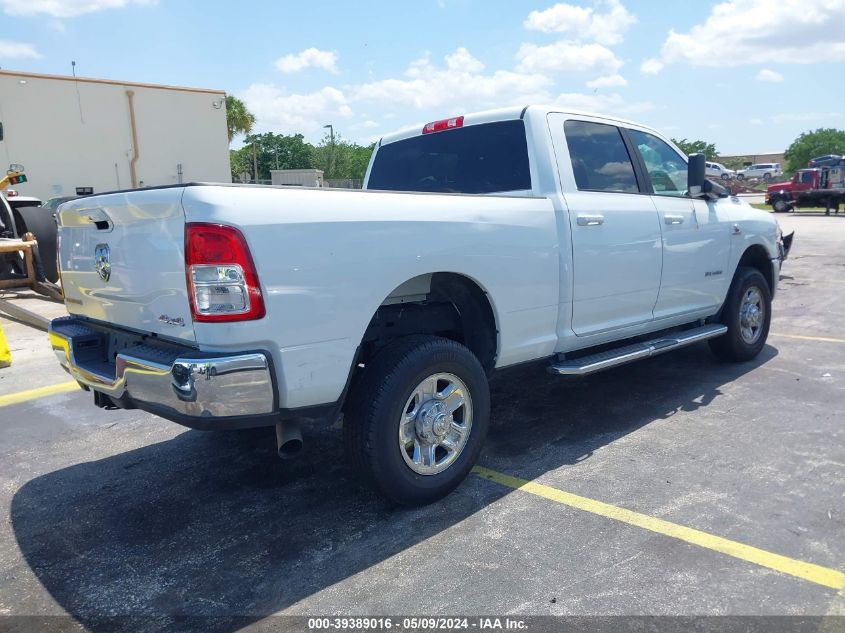 2022 Ram 2500 Big Horn 4X4 6'4 Box VIN: 3C6UR5DL7NG365407 Lot: 39389016