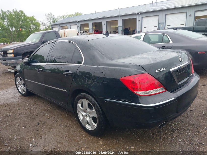 2008 Acura Rl 3.5 VIN: JH4KB16588C001207 Lot: 39389030