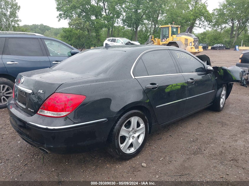 2008 Acura Rl 3.5 VIN: JH4KB16588C001207 Lot: 39389030