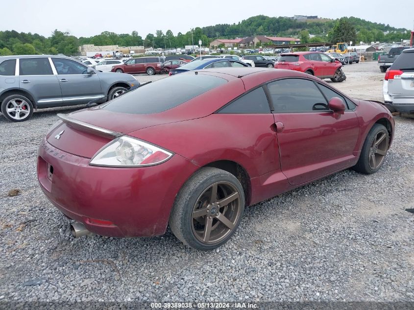 2007 Mitsubishi Eclipse Gs VIN: 4A3AK24F97E012442 Lot: 39389038