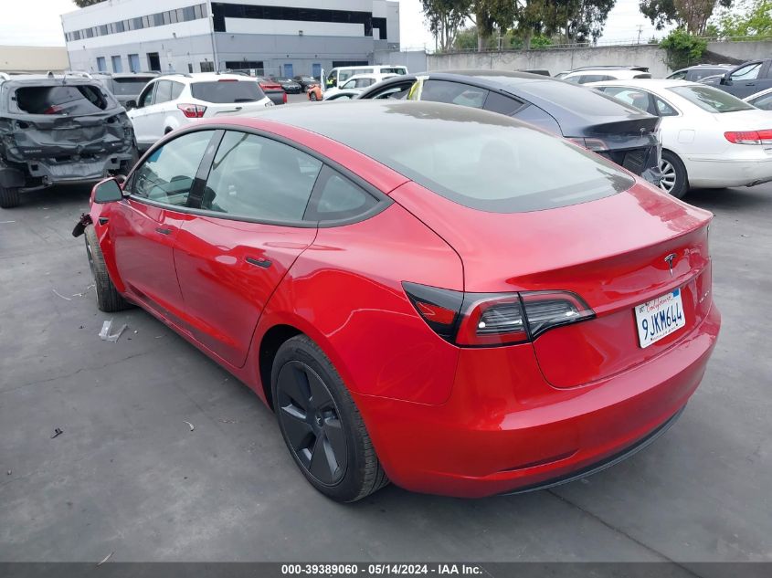 2023 Tesla Model 3 Long Range Dual Motor All-Wheel Drive VIN: 5YJ3E1EB7PF668940 Lot: 39389060