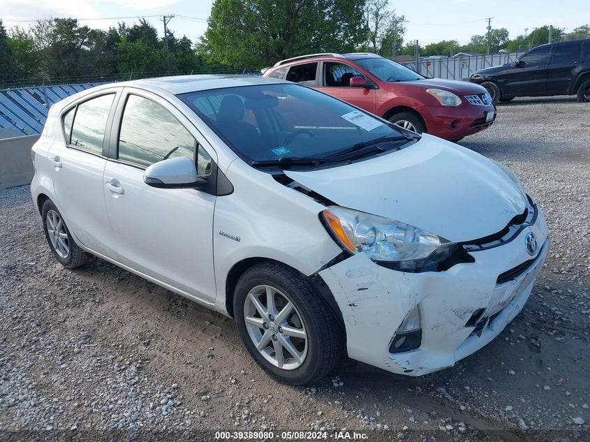 2012 Toyota Prius C Four VIN: JTDKDTB38C1025460 Lot: 39389080