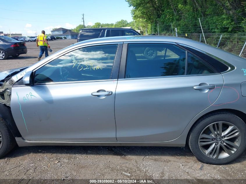 2016 Toyota Camry Se VIN: 4T1BF1FK2GU162961 Lot: 39389082