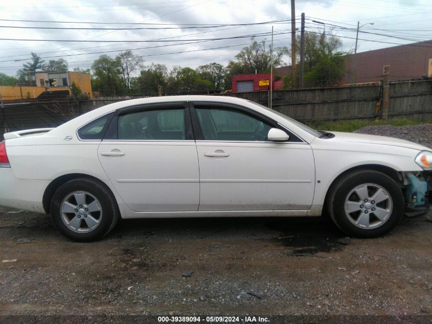 2008 Chevrolet Impala Lt VIN: 2G1WT58N189242921 Lot: 39389094