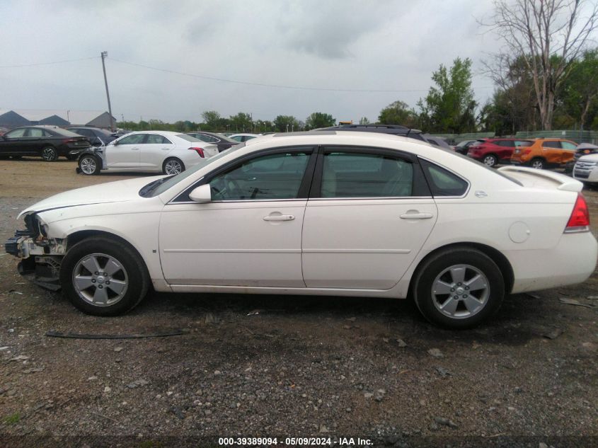 2008 Chevrolet Impala Lt VIN: 2G1WT58N189242921 Lot: 39389094