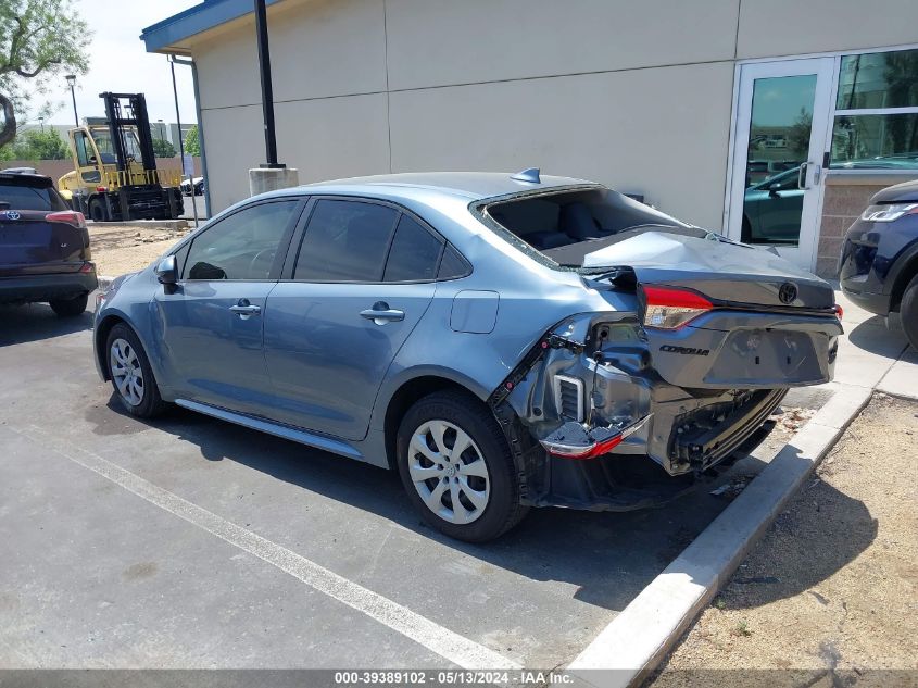 2022 Toyota Corolla Le VIN: JTDEPMAE0N3031953 Lot: 39389102